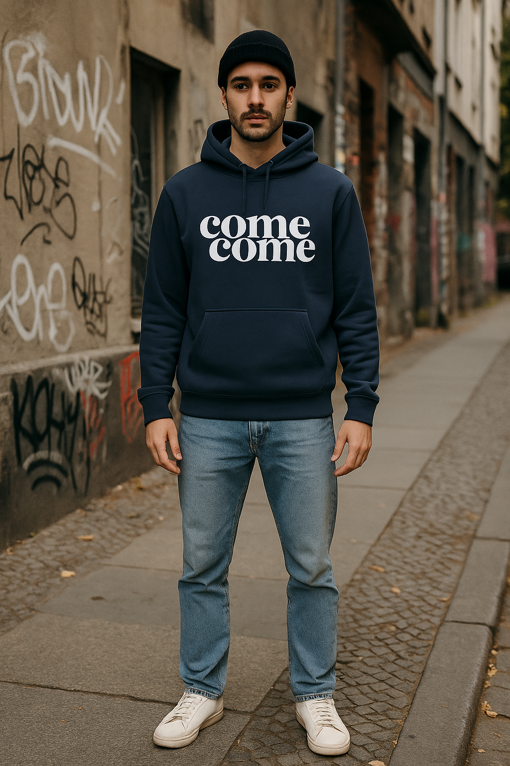 COMECOME HOODIE (INK GREY)