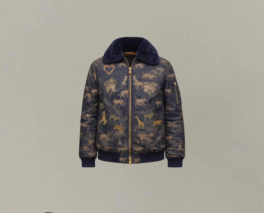 THE ALL-YEAR BOMBER (NAVY /OLIVE)