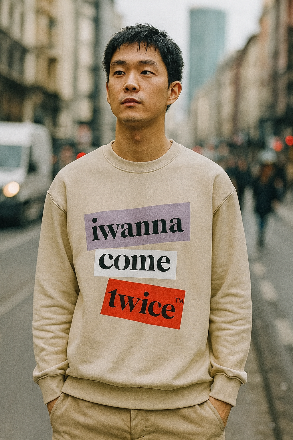 SNIPPET SWEATSHIRT (DESERT DUST)