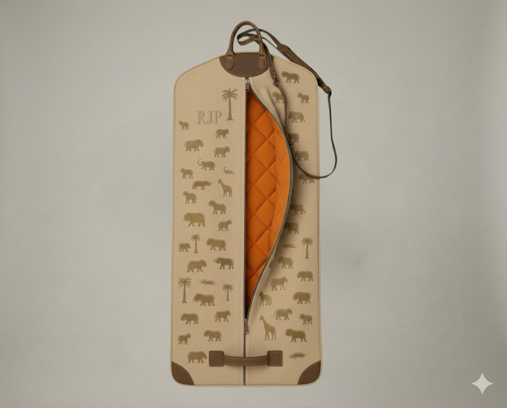 THE VINTAGE GARMENT BAG (SAND)