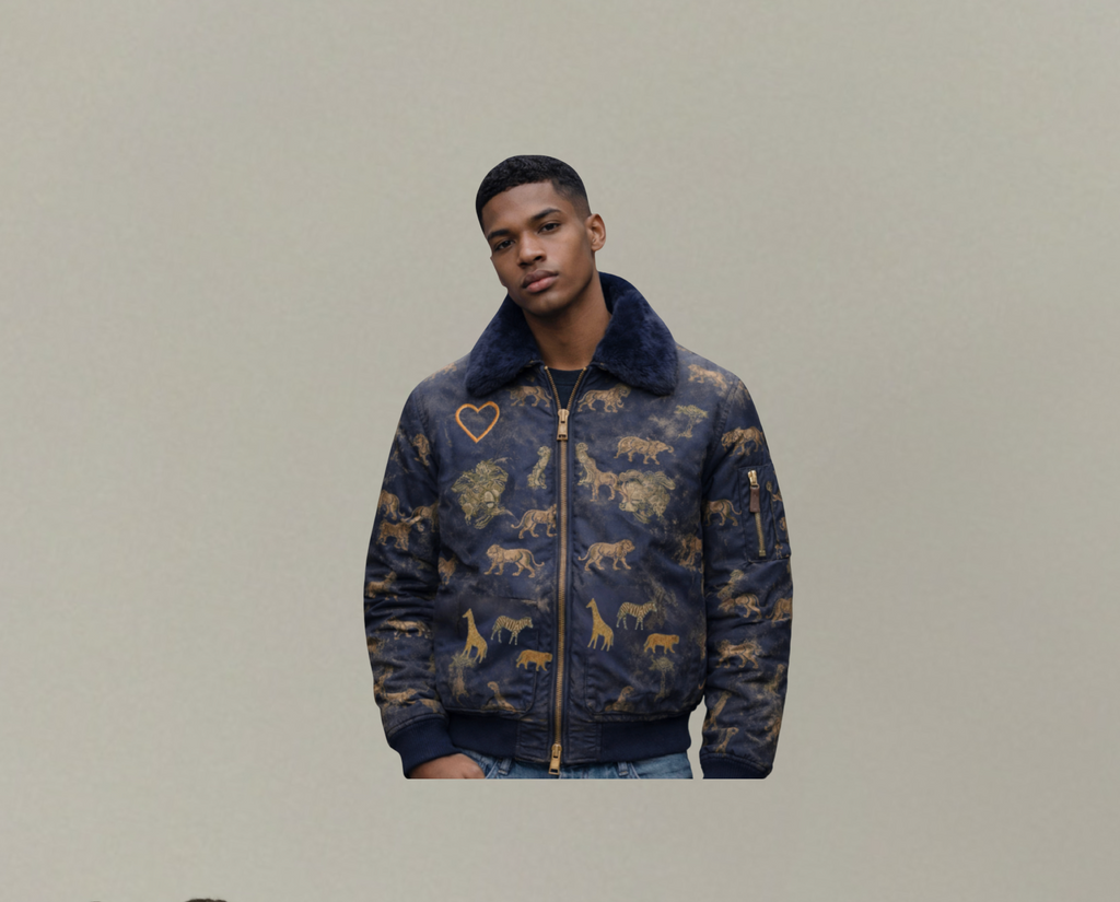 THE ALL-YEAR BOMBER (NAVY /OLIVE)