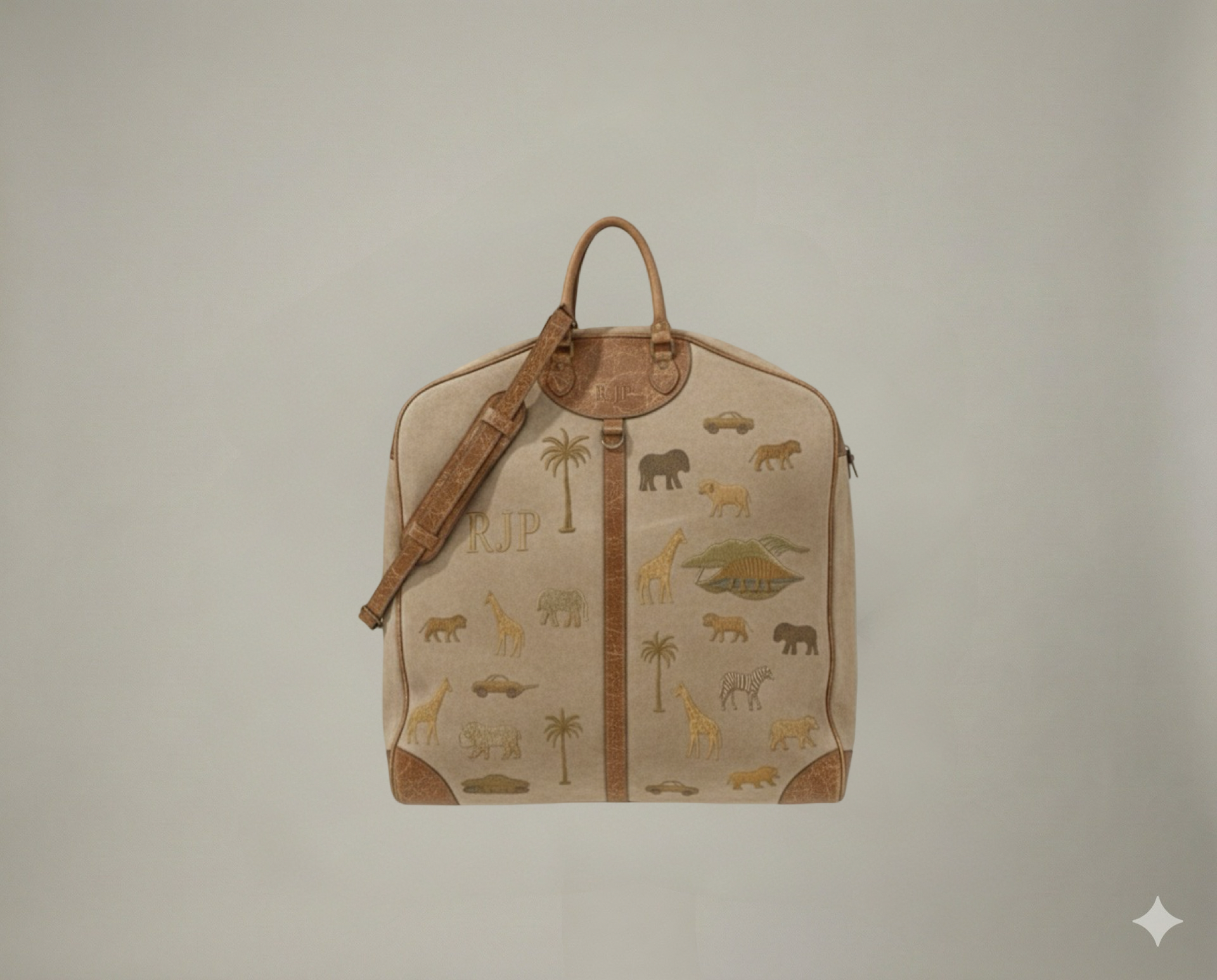 THE VINTAGE GARMENT BAG (SAND)
