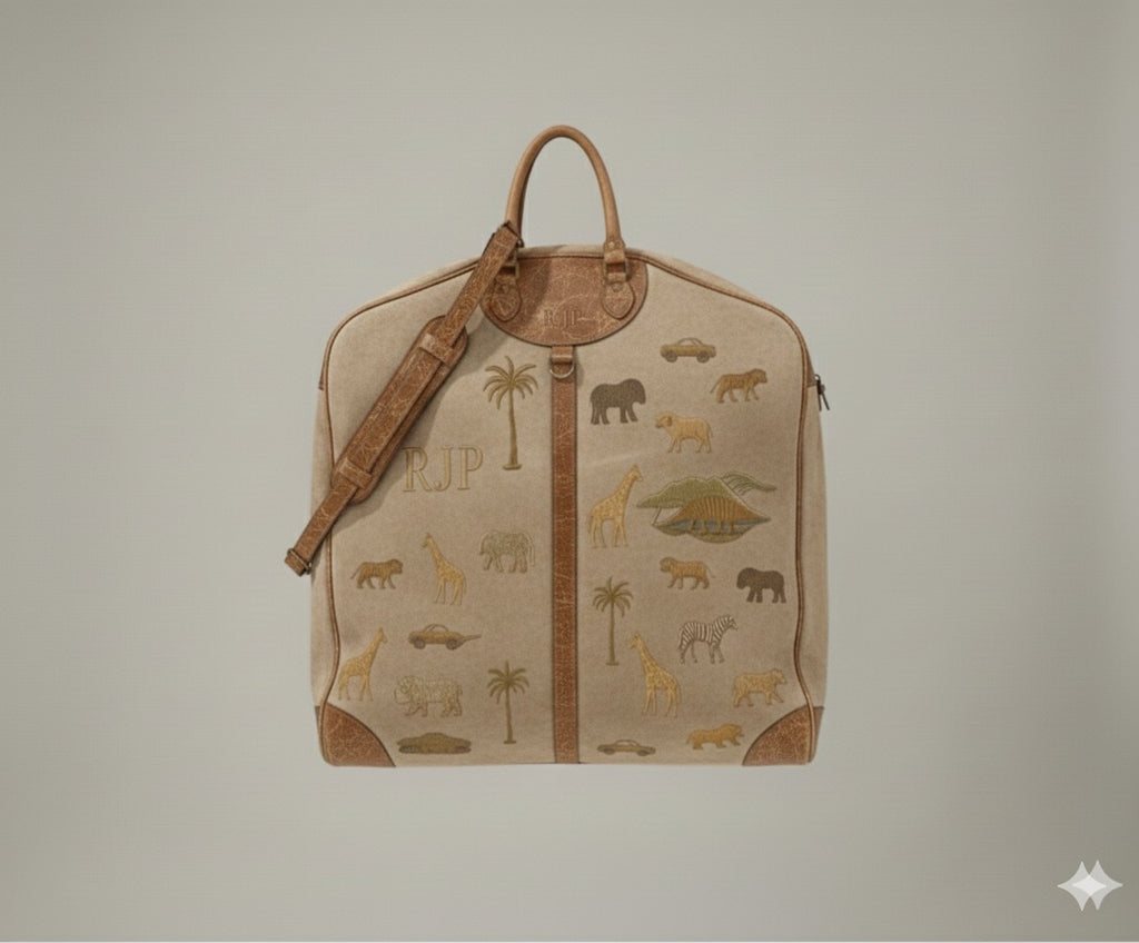 THE VINTAGE GARMENT BAG (SAND)