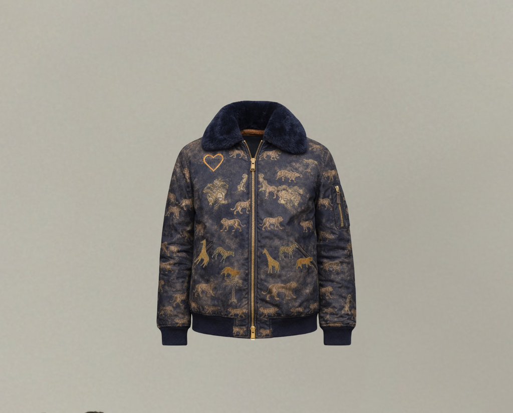 THE ALL-YEAR BOMBER (NAVY /OLIVE)