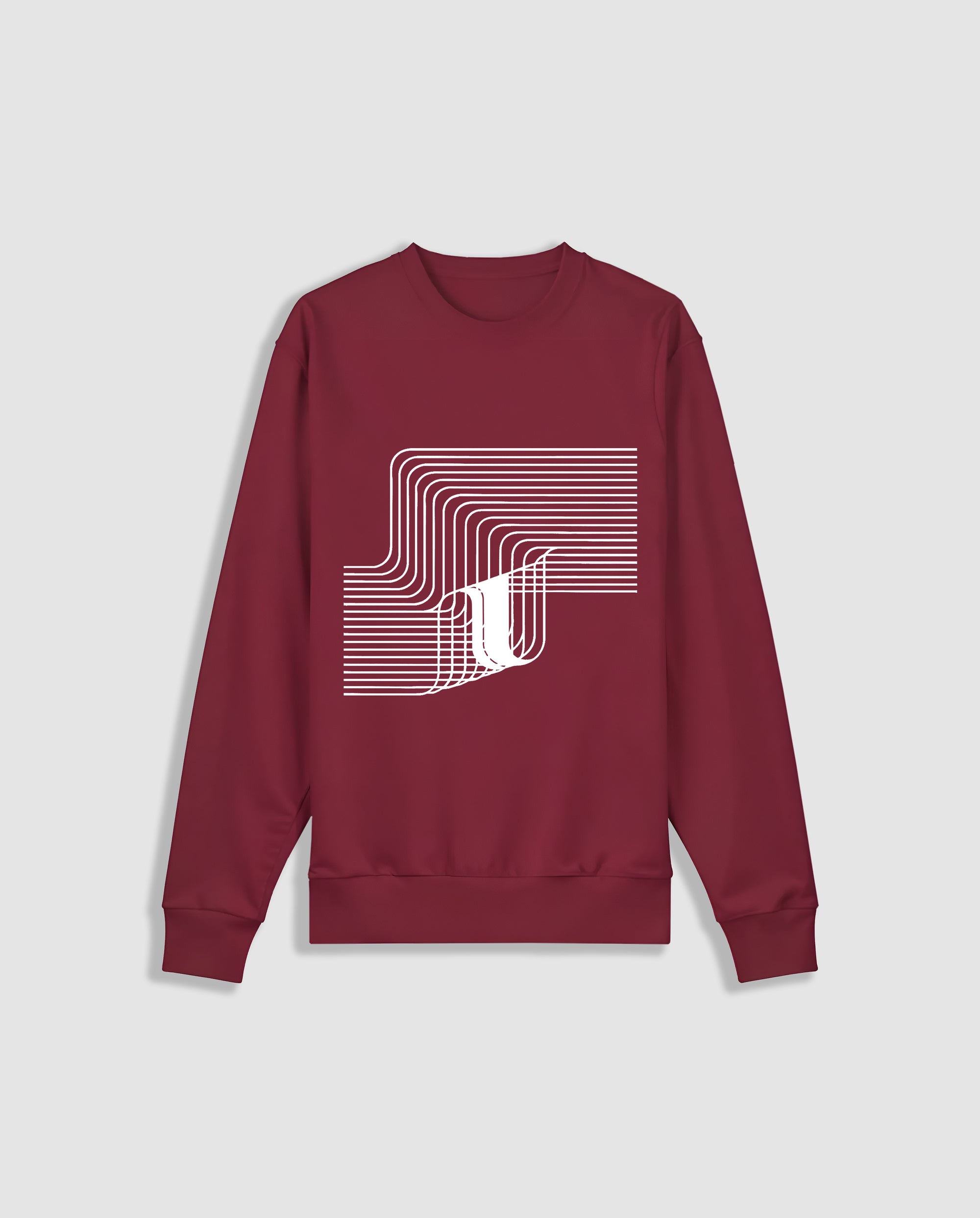 REVERSE SWEATSHIRT (BURGUNDY)